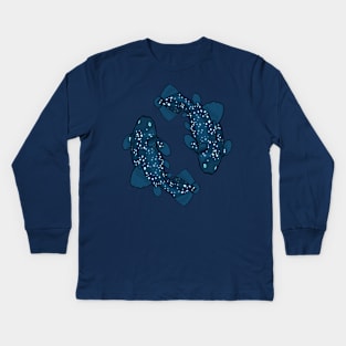 Circuitous Coelancanths Kids Long Sleeve T-Shirt